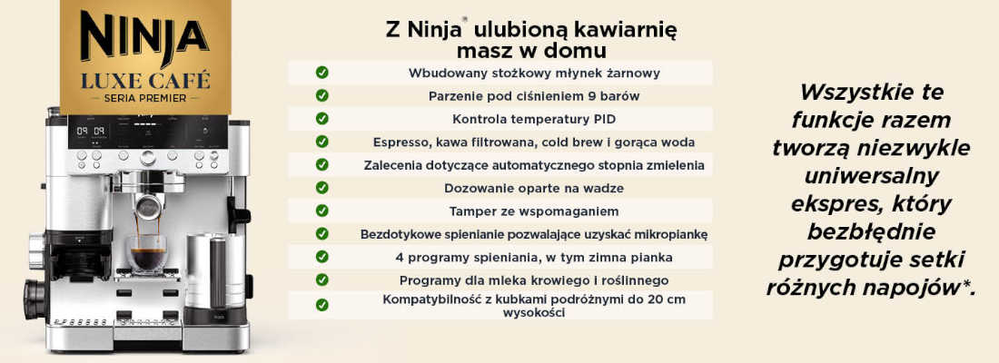 Ekspres do kawy Ninja Luxe Essential ES601EU